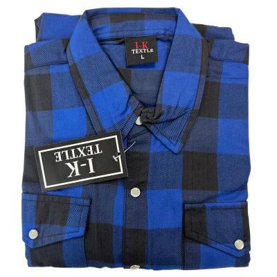 Cotton Shirts Blue Blk