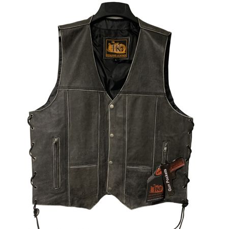 Motorbile Vest with Side Laces