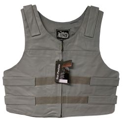 Motorbike Vest with Gun Pocket Grey