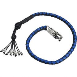 Whip with 8 skuls  Blue