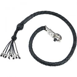 Whip with 8 skuls Bllk