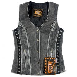 Ladies Leather Vest