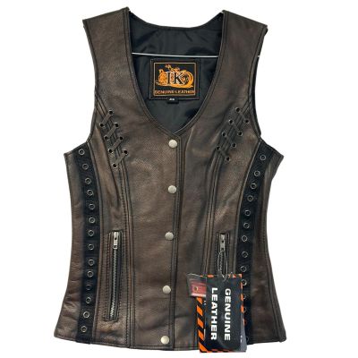Ladies Leather Vest