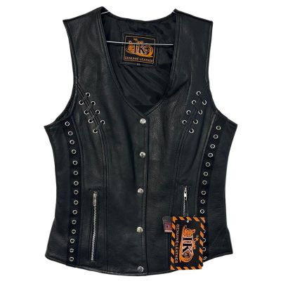 Ladies Leather Vest