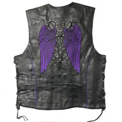 Ladies Leather Vest